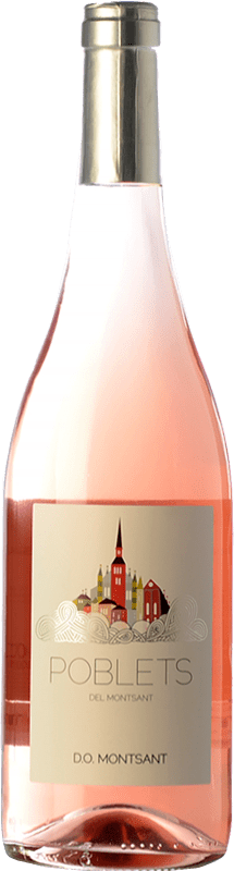 Free Shipping | Rosé wine Poblets de Montsant Rosat D.O. Montsant Catalonia Spain Syrah, Grenache, Carignan Organic 75 cl