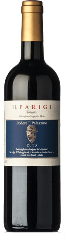 Бесплатная доставка | Красное вино Il Palazzino Parigi I.G.T. Toscana Тоскана Италия Merlot — Мерло 75 cl