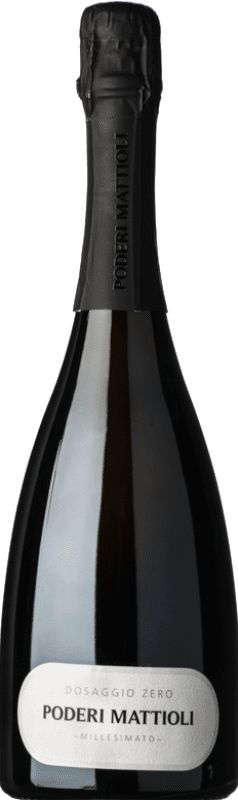 25,95 € | 白起泡酒 Mattioli Metodo Classico Dosaggio Zero Brut Nature I.G.T. Marche 马尔凯 意大利 Chardonnay, Verdicchio 75 cl