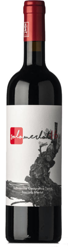 Kostenloser Versand | Rotwein Ranieri Rosso Solo I.G.T. Toscana Toskana Italien Merlot 75 cl