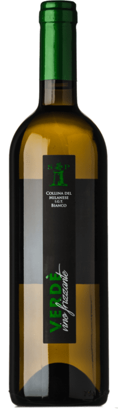 Envío gratis | Espumoso Blanco San Pietro Verdè Frizzante — Espumoso de Aguja I.G.T. Collina del Milanese Lombardia Italia Trebbiano, Chardonnay 75 cl