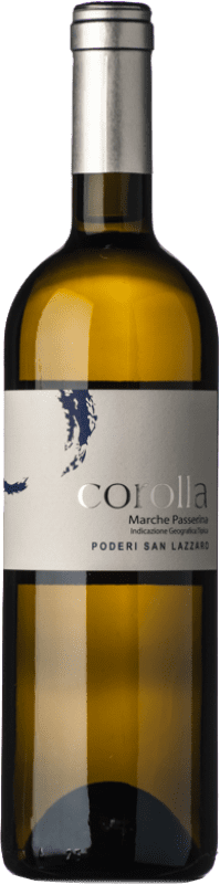 Envoi gratuit | Vin blanc Poderi San Lazzaro Corolla I.G.T. Marche Marches Italie Passerina 75 cl