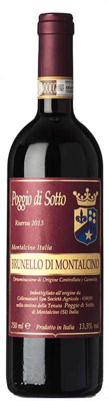 347,95 € | Vin rouge Poggio di Sotto Réserve D.O.C.G. Brunello di Montalcino Toscane Italie Sangiovese 75 cl