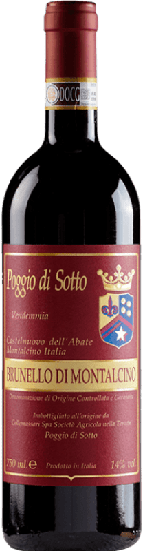 347,95 € | Vino tinto Poggio di Sotto Reserva D.O.C.G. Brunello di Montalcino Toscana Italia Sangiovese 75 cl