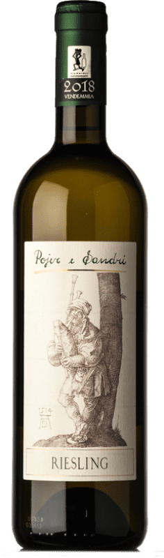 17,95 € Free Shipping | White wine Pojer e Sandri D.O.C. Trentino Trentino-Alto Adige Italy Riesling Bottle 75 cl