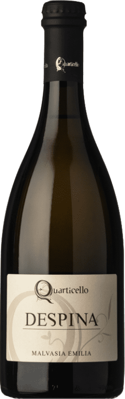 Kostenloser Versand | Weißer Sekt Quarticello Despina Frizzante — Perlwein I.G.T. Emilia Romagna Emilia-Romagna Italien Malvasia 75 cl