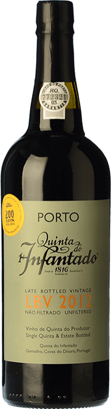 Бесплатная доставка | Крепленое вино Quinta do Infantado LBV I.G. Porto порто Португалия Touriga Nacional, Tinta Roriz, Tinta Cão, Tinta Barroca 75 cl