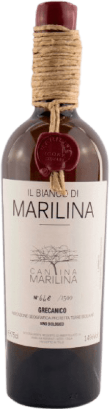 免费送货 | 白酒 Cantina Marilina Il Bianco di Marilina 预订 I.G.T. Terre Siciliane 西西里岛 意大利 Grecanico 75 cl