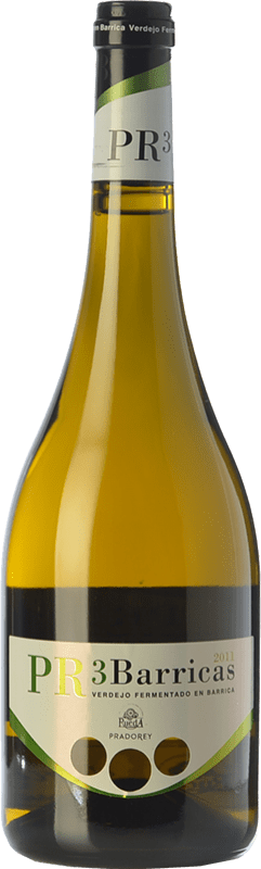 14,95 € Free Shipping | White wine Ventosilla PradoRey PR3 Barricas Crianza D.O. Rueda Castilla y León Spain Verdejo Bottle 75 cl