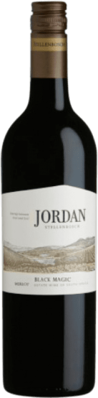 Free Shipping | Red wine Jordan Black Magic I.G. Stellenbosch Coastal Region South Africa Merlot 75 cl