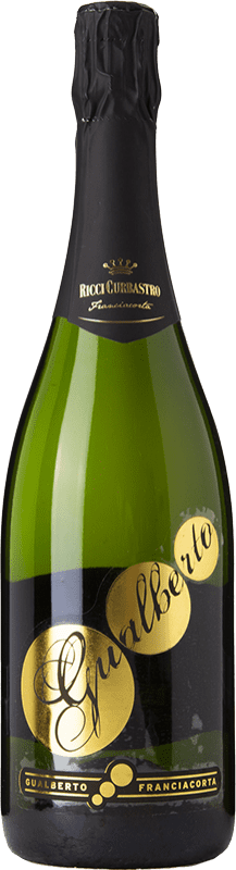Бесплатная доставка | Белое игристое Ricci Curbastro Gualberto Pas dosé Природа Брута D.O.C.G. Franciacorta Ломбардии Италия Pinot Black, Chardonnay 75 cl