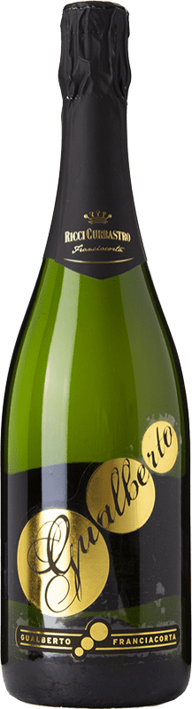 送料無料 | 白スパークリングワイン Ricci Curbastro Gualberto Pas dosé ブルットの自然 D.O.C.G. Franciacorta ロンバルディア イタリア Pinot Black, Chardonnay 75 cl