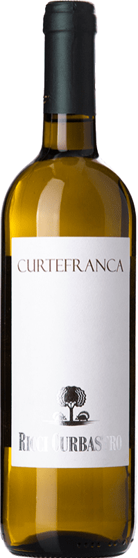 Free Shipping | White wine Ricci Curbastro Bianco D.O.C. Curtefranca Lombardia Italy Chardonnay, Pinot White 75 cl