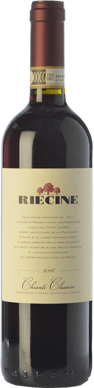 Бесплатная доставка | Красное вино Riecine D.O.C.G. Chianti Classico Тоскана Италия Sangiovese 75 cl