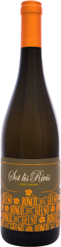 Envio grátis | Vinho Branco Ronco del Gelso Sot Lis Rivis D.O.C. Friuli Isonzo Friuli-Venezia Giulia Itália Pinot Cinzento 75 cl