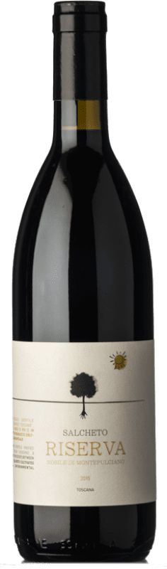 Free Shipping | Red wine Salcheto Reserve D.O.C.G. Vino Nobile di Montepulciano Tuscany Italy Colorino, Prugnolo Gentile 75 cl