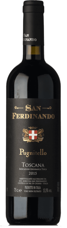 Бесплатная доставка | Красное вино San Ferdinando I.G.T. Toscana Тоскана Италия Pugnitello — Пунителло 75 cl