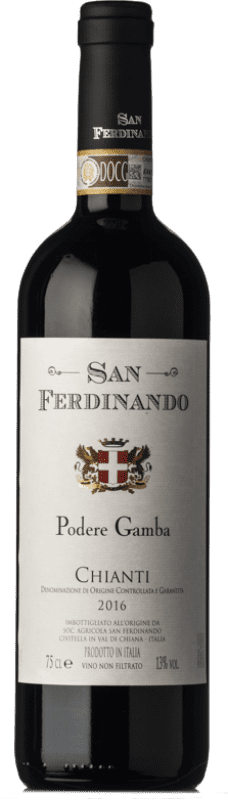 14,95 € | Красное вино San Ferdinando Podere Gamba D.O.C.G. Chianti Тоскана Италия Sangiovese, Pugnitello 75 cl