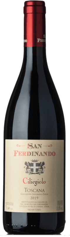 Free Shipping | Red wine San Ferdinando I.G.T. Toscana Tuscany Italy Ciliegiolo 75 cl
