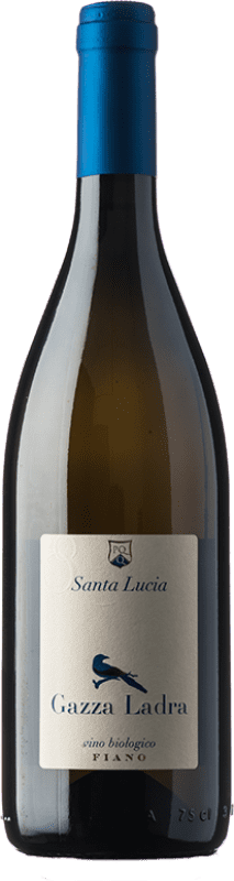 12,95 € | Vin blanc Saint Lucia Distillers Gazza Ladra I.G.T. Puglia Pouilles Italie Fiano Biologique 75 cl