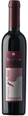 Kostenloser Versand | Süßer Wein Saint Lucia Distillers Gazza Rubina I.G.T. Puglia Apulien Italien Aleático Halbe Flasche 37 cl