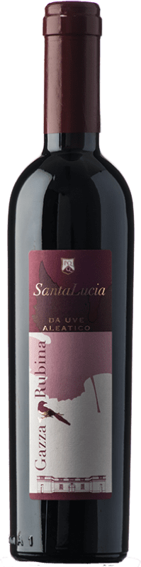 Envio grátis | Vinho doce Saint Lucia Distillers Gazza Rubina I.G.T. Puglia Puglia Itália Aleático Meia Garrafa 37 cl