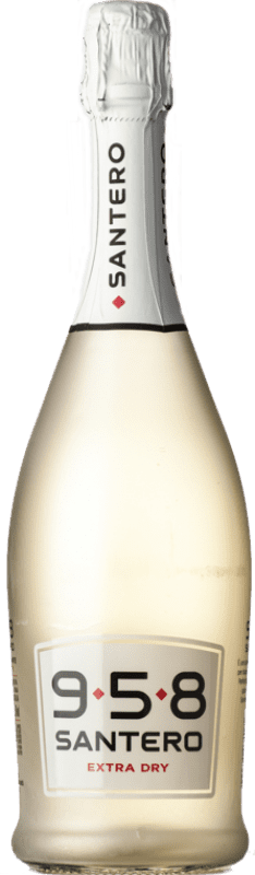 Free Shipping | White sparkling Santero 958 Cuvée Extradry Extra Dry D.O.C. Piedmont Piemonte Italy Bacca White 75 cl