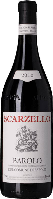 Бесплатная доставка | Красное вино Scarzello Comune D.O.C.G. Barolo Пьемонте Италия Nebbiolo — Неббиоло 75 cl