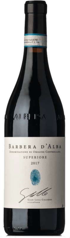 17,95 € | Vino Tinto Segni di Langa Superiore — Superior D.O.C. Barbera d'Alba Piemonte Italia Barbera 75 cl