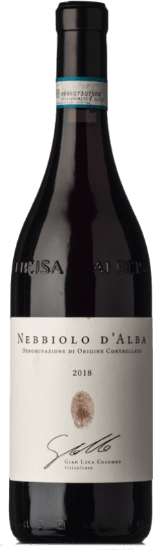 Free Shipping | Red wine Segni di Langa D.O.C. Nebbiolo d'Alba Piemonte Italy Nebbiolo 75 cl