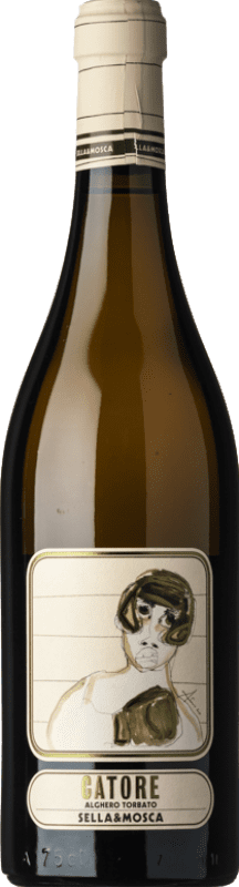 32,95 € Free Shipping | White wine Sella e Mosca Catore D.O.C. Alghero Sardegna Italy Bottle 75 cl