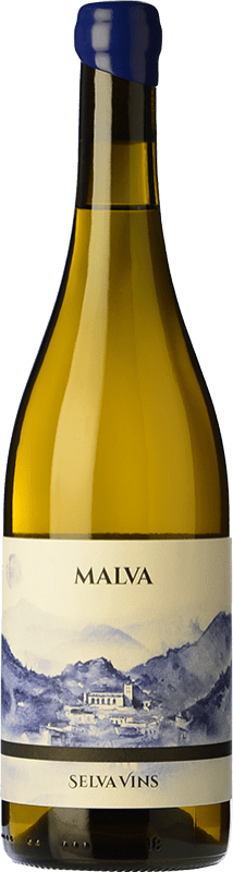 Free Shipping | White wine Selva Malva Aged I.G.P. Vi de la Terra de Mallorca Majorca Spain Malvasía 75 cl