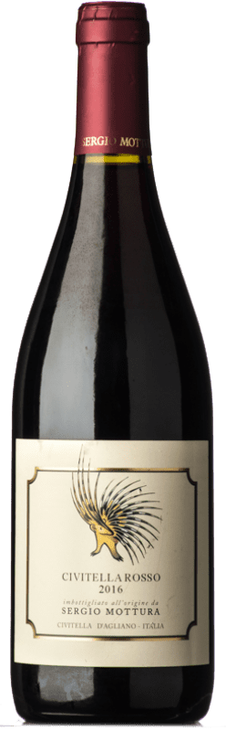 Free Shipping | Red wine Mottura Rosso I.G.T. Civitella d'Agliano Lazio Italy Merlot, Montepulciano Organic 75 cl