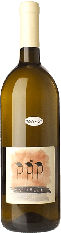 Free Shipping | White Wine Slavček Belo Slovenia Malvasia, Chardonnay, Sauvignon, Rhoditis 1 L