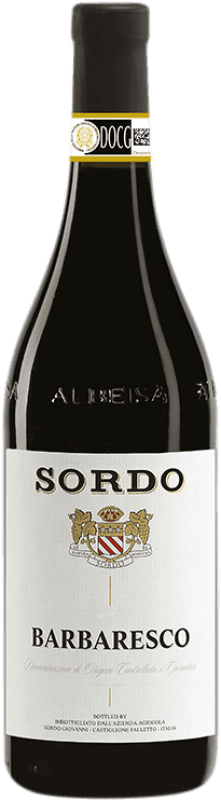 33,95 € | Красное вино Sordo D.O.C.G. Barbaresco Пьемонте Италия Nebbiolo 75 cl