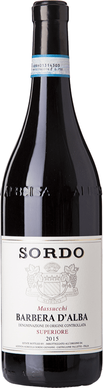 16,95 € Envío gratis | Vino Tinto Sordo Massucchi Superiore — Superior D.O.C. Barbera d'Alba