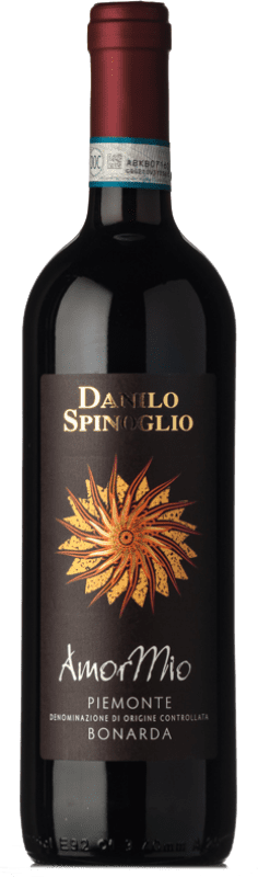 Free Shipping | Red wine Spinoglio Vivace AmorMio D.O.C. Piedmont Piemonte Italy Bonarda 75 cl