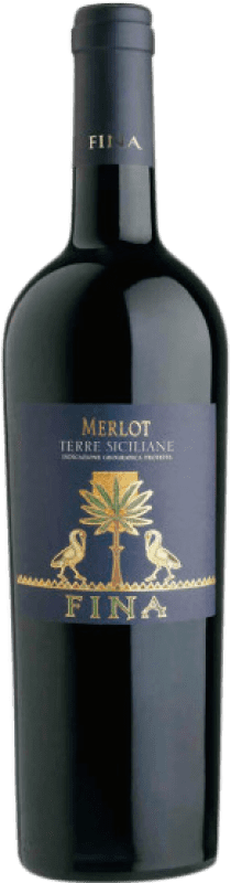 免费送货 | 红酒 Cantine Fina I.G.T. Terre Siciliane 西西里岛 意大利 Merlot 75 cl