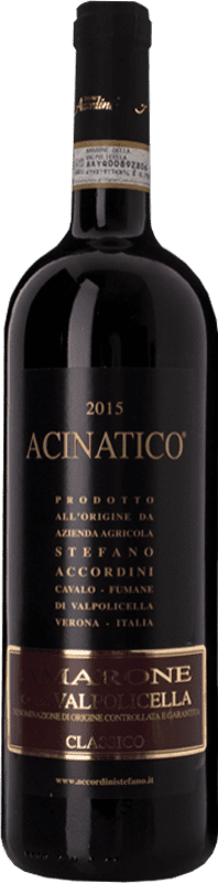 47,95 € | Красное вино Stefano Accordini Acinatico D.O.C.G. Amarone della Valpolicella Венето Италия Corvina, Rondinella, Corvinone, Molinara 75 cl