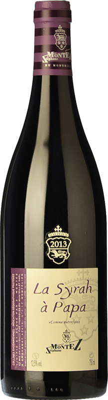 免费送货 | 红葡萄酒 Stéphane Montez La Syrah à Papa Crianza — 陈酿 I.G.P. Vin de Pays Rhône 罗纳 法国 Syrah — 西拉 75 cl