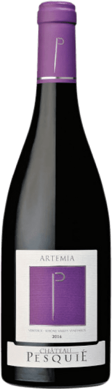 Бесплатная доставка | Красное вино Château Pesquié Artemia Rouge A.O.C. Côtes du Ventoux Рона Франция Syrah, Grenache Tintorera Органический 75 cl