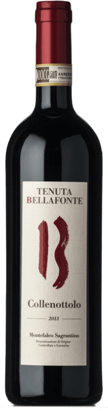 Бесплатная доставка | Красное вино Bellafonte Collenottolo D.O.C.G. Sagrantino di Montefalco Umbria Италия Sagrantino 75 cl