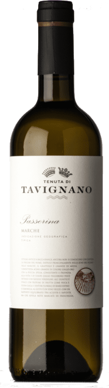 16,95 € Free Shipping | White wine Tavignano I.G.T. Marche Marche Italy Passerina Bottle 75 cl
