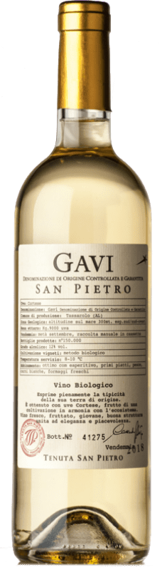 14,95 € Spedizione Gratuita | Vino bianco San Pietro D.O.C.G. Cortese di Gavi