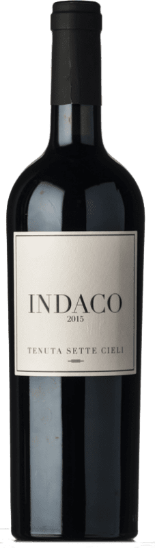 Бесплатная доставка | Красное вино Sette Cieli Indaco I.G.T. Toscana Тоскана Италия Merlot — Мерло, Cabernet Sauvignon — Каберне Совиньон, Malbec — Мальбек 75 cl