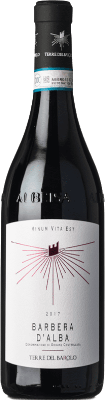 Бесплатная доставка | Красное вино Terre del Barolo D.O.C. Barbera d'Alba Пьемонте Италия Barbera 75 cl