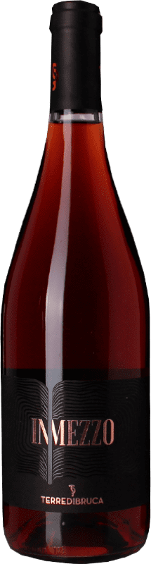 Бесплатная доставка | Розовое вино Terre di Bruca Rosato Inmezzo D.O.C. Sicilia Сицилия Италия Frappato 75 cl