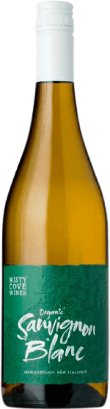 Free Shipping | White wine Misty Cove Organic I.G. Marlborough New Zealand Sauvignon White Organic 75 cl