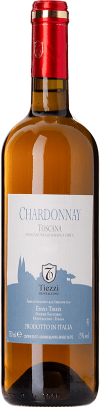 Free Shipping | White wine Tiezzi I.G.T. Toscana Tuscany Italy Chardonnay 75 cl
