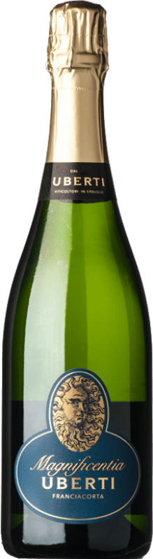 Envoi gratuit | Vin Mousseux Blanc Uberti Satèn Magnificentia Brut D.O.C.G. Franciacorta Lombardia Italie Chardonnay 75 cl